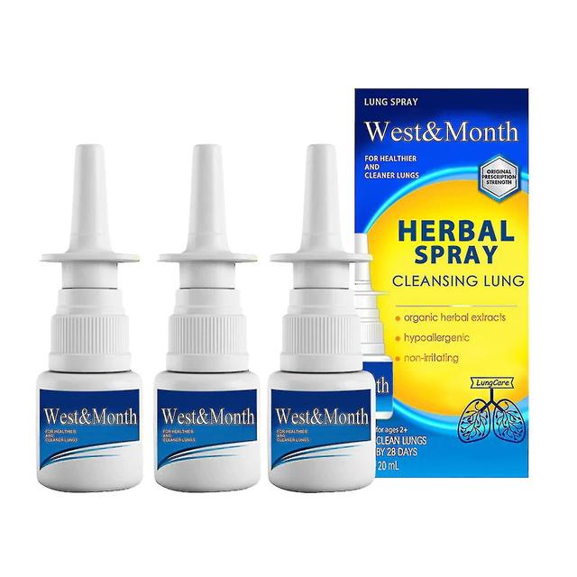 Initially 3pcs Organic Herbal Cleansing Nasal Spray 20ml on Productcaster.