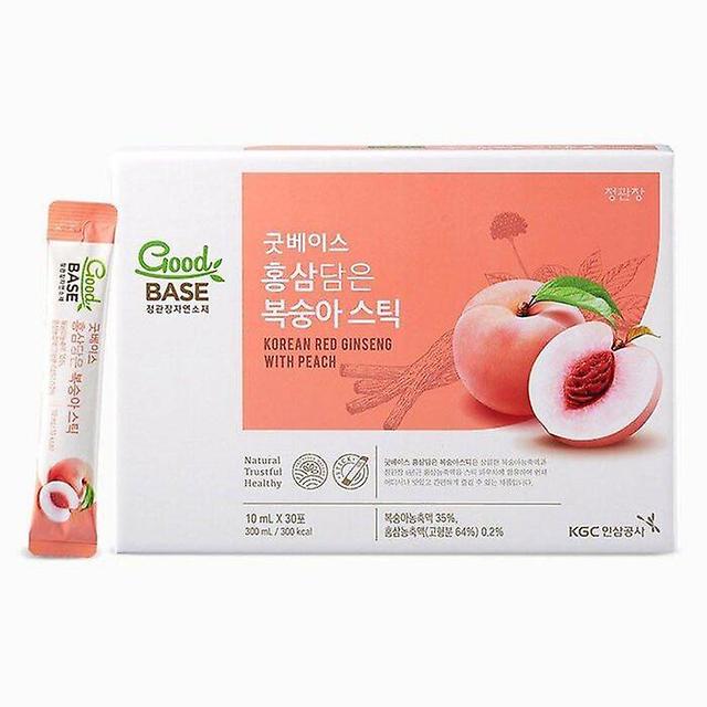 Cheong Kwan Jang Goodbase Korean Red Ginseng With Peach Drink (10ml*30 Pack) - 10 ml x 30 pcs on Productcaster.