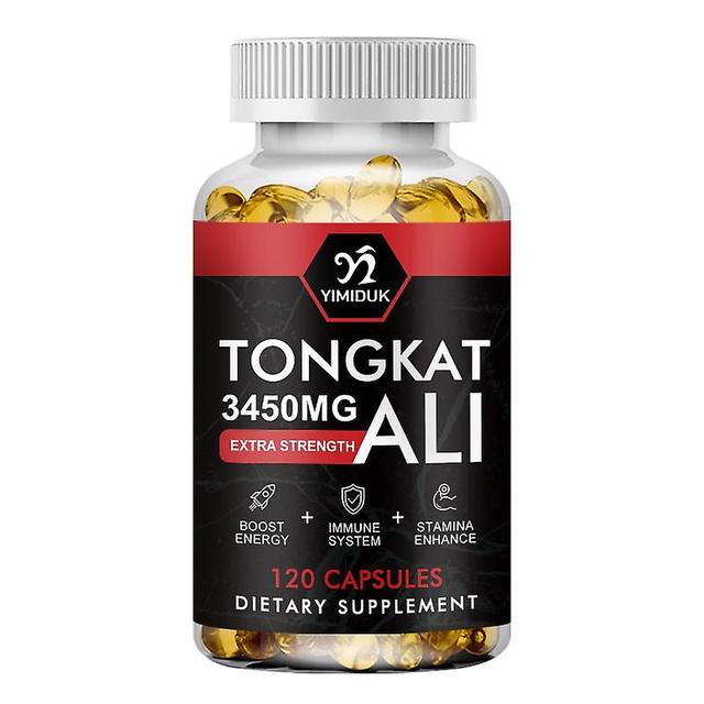 Eccpp Tongkat Ali Capsules Anti-fatigue Contains Dietary Fiber Potency Kidney Health Male Energy Supplement For Men 1 Bottles 120 PCS on Productcaster.