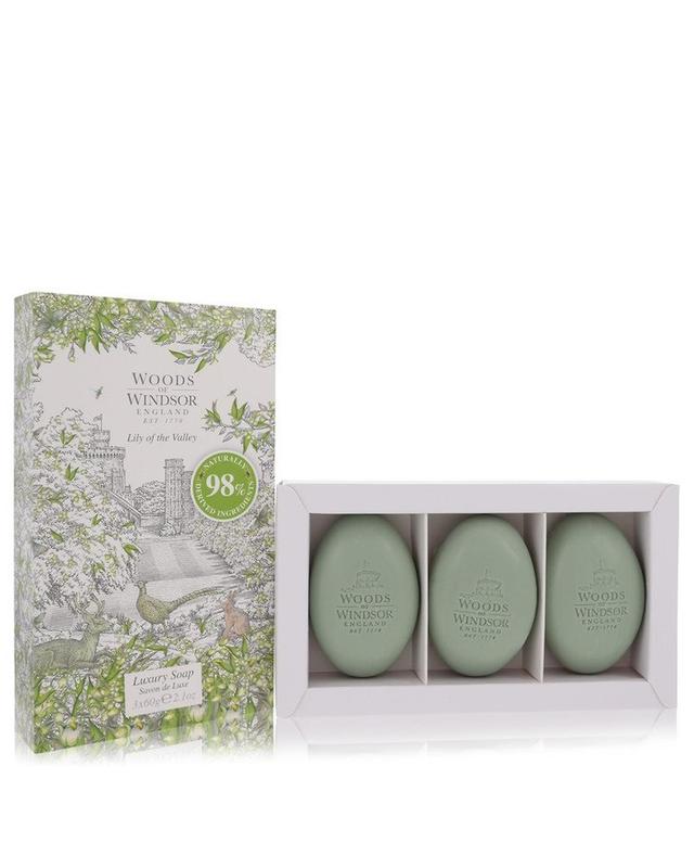 Woods of Windsor Lily of the Valley Luxury Soap Set för kvinnor ej tillämpligt 62 ml on Productcaster.