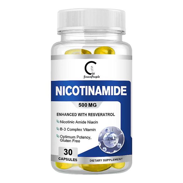 Hikig Vitamin B3 Nicotinamide Capsules Easily Absorbed Vitamin supplement Capsules Beauty Health Skin Care Capsules 30pcs on Productcaster.