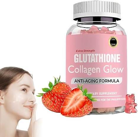 Ycxpy Glutathione Collagen Glow Gummies, 60 Glutathione Collagen Gummies for Women, Glutathione Gummies for Skin Whitening on Productcaster.