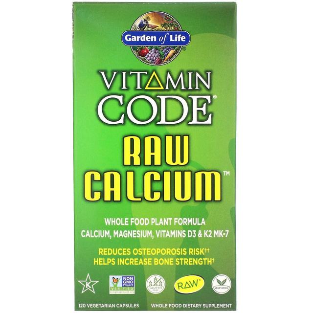 Garden of Life Jardim da Vida, Código Vitamínico, Cálcio CRU, 120 Cápsulas Vegetarianas on Productcaster.