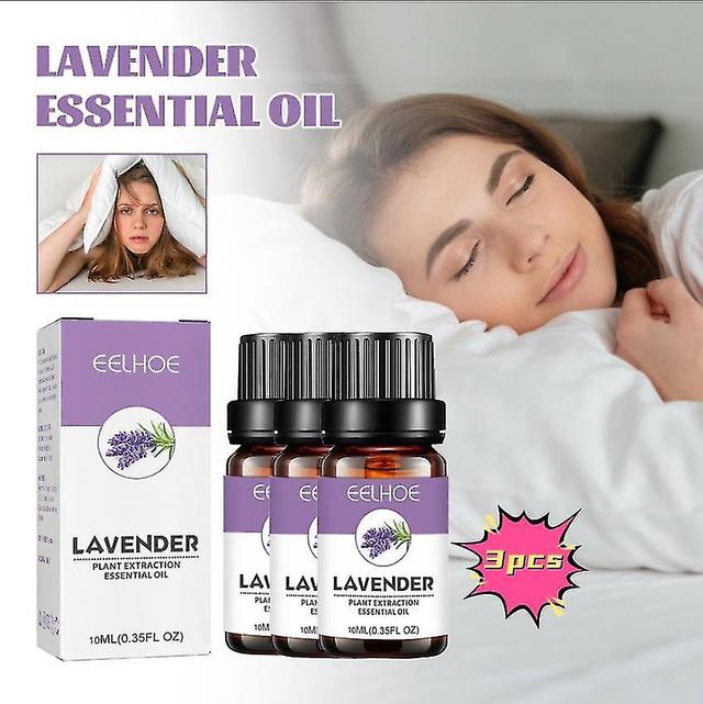 Lavender Sleeping Essential Oil Relieves body stress and helps you sleep peacefully. Sleep Care Essential Oil Vitamins & Supplementss [SP 3PCS on Productcaster.