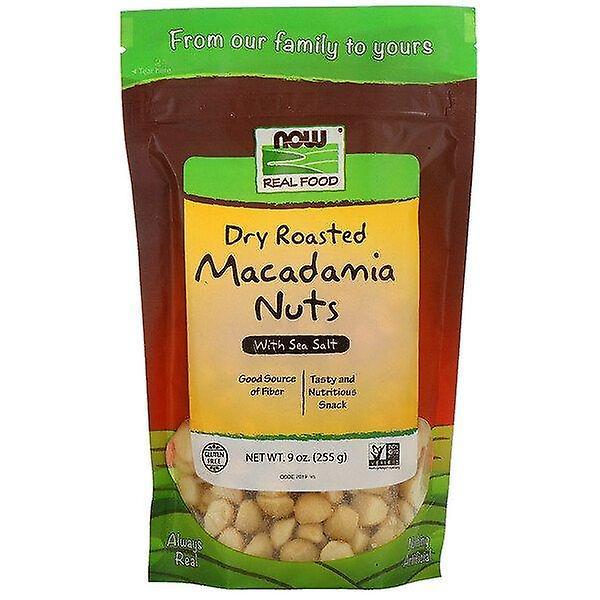 Now Foods, Real Food, Macadamia Nuts, Dry Roasted, Salted, 9 oz (255 g) on Productcaster.