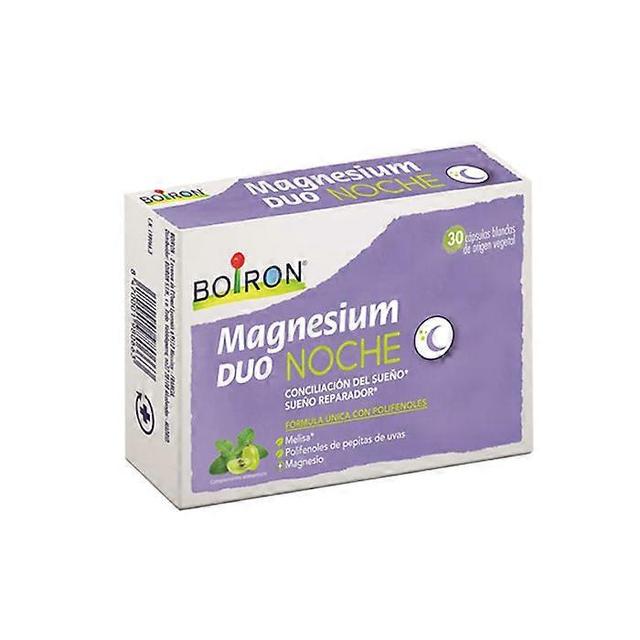 Boiron magnesium duo night 30 capsules on Productcaster.