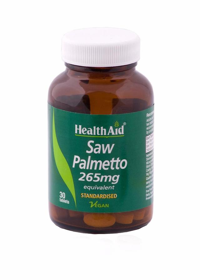 Health Aid Saw Palmetto 265mg Equivalent, 30 Tablets on Productcaster.