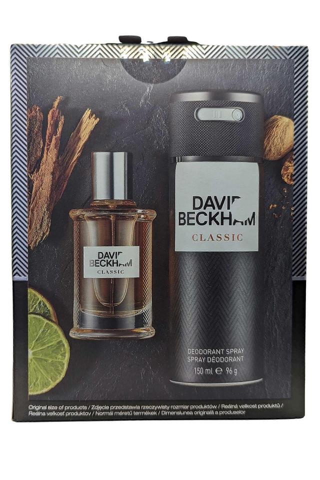 David Beckham Classic Beckham Eau de Toilette Spray 40ml Deodorant Spray 150ml 190ml on Productcaster.