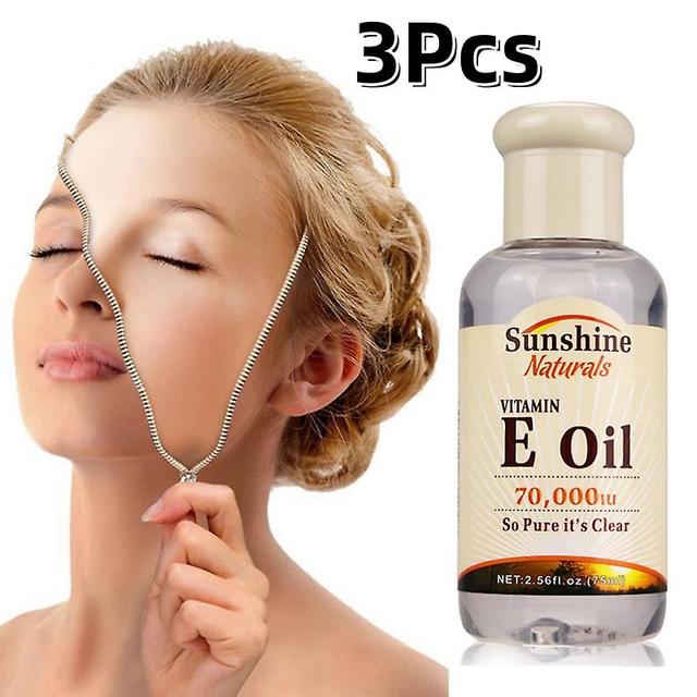 1-3pcs Vitamin E Oil - Pure Natural Aromatherapy Carrier Base Oils Massage Vegan 1PC on Productcaster.