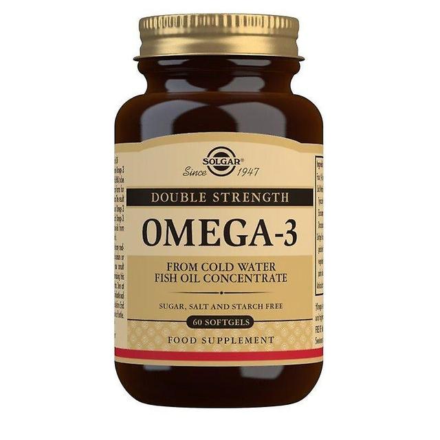 Solgar Omega-3 Double Strength Softgels 60 (12543594) on Productcaster.