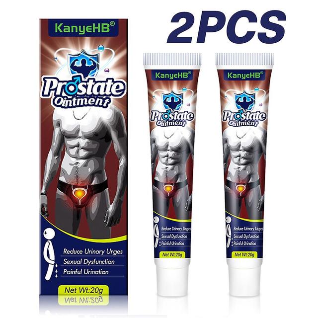 Cuidados com o corpo Creme de próstata Homens Micção frequente Urgência Inesgotável Pomada Disfunção Sexual 1/2pcs on Productcaster.