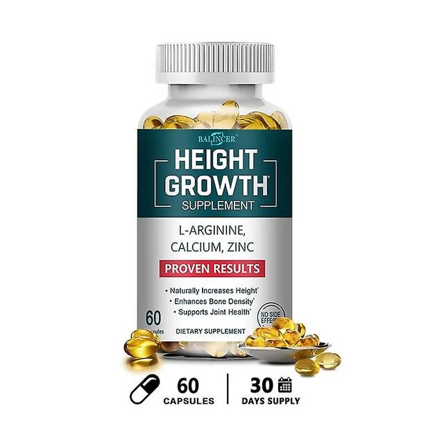 Visgaler Calcium Capsules Vitamin D3- Strong Bones Height Growth Teeth Cardiac Nerve Enhance Immune System Function Supplement 60 count-1 bottle on Productcaster.