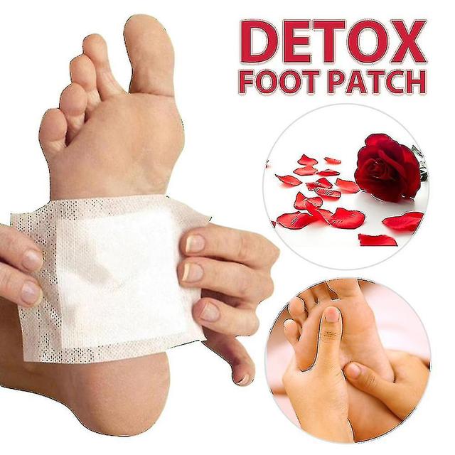 16 Pcs Natural Detox Foot Health Care Medical Rose Essential Oil Slimming&sleeping Adhesive Pads For Aging on Productcaster.