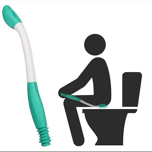 Aide L'essuyage Des Toilettes - Vert, Porte-papier De Toilette, Aide L'essuyage Facile, Aide La Toilette Avec Une Longue Poigne Pour Une Utilisatio on Productcaster.