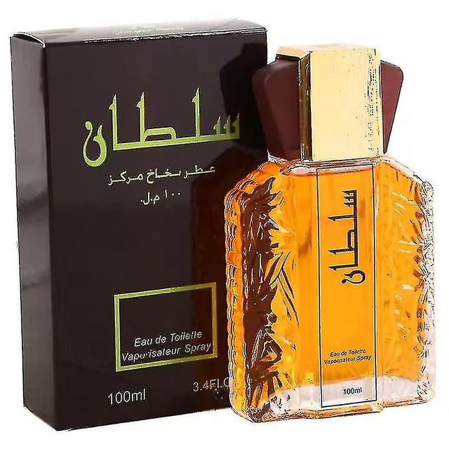 Arabian Perfumes for Men, 100ml Sultan Eau de Toilette Dubai Retro Mens Fragrances Concentrated Long Lasting Arabes Perfume for Men black-2pcs on Productcaster.