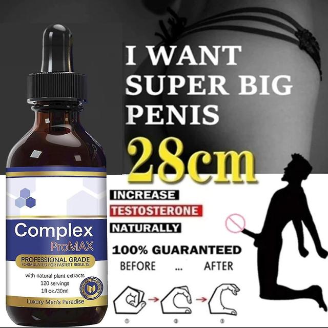 Complex Pro Max Drops for Men, Men's Paradise Potent Drops MAX, Secret Drop for Men, Secret Happy Drop For Men, Big Man Drop 2pcs on Productcaster.