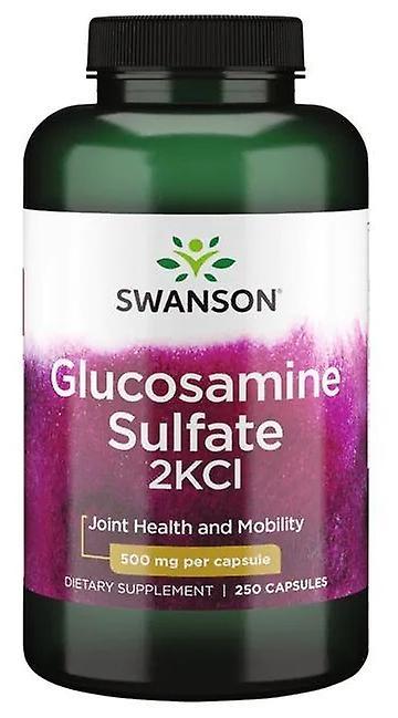 Swanson Glucosamine Sulfate 2Kcl 500 mg 250 kapsler on Productcaster.