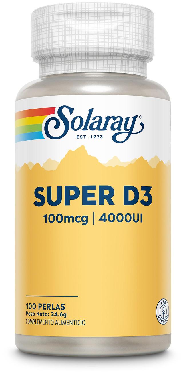 Solaray Super D3 4000IU 100 Parels on Productcaster.