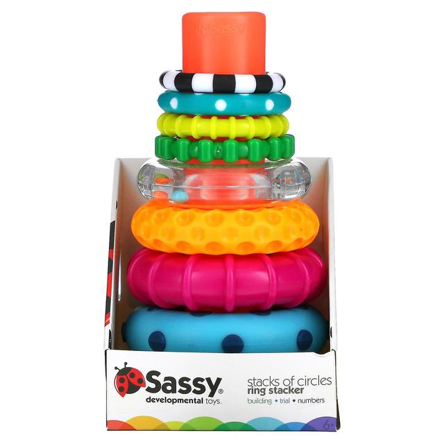 Sassy, Stack of Circles, Ring Stacker, 10 Piece Set on Productcaster.