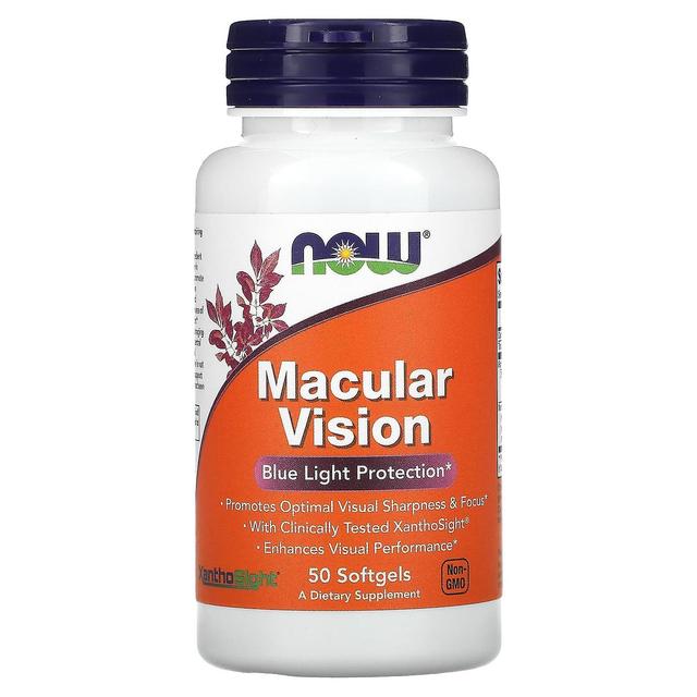 NOW Foods, Macular Vision, 50 Softgels on Productcaster.