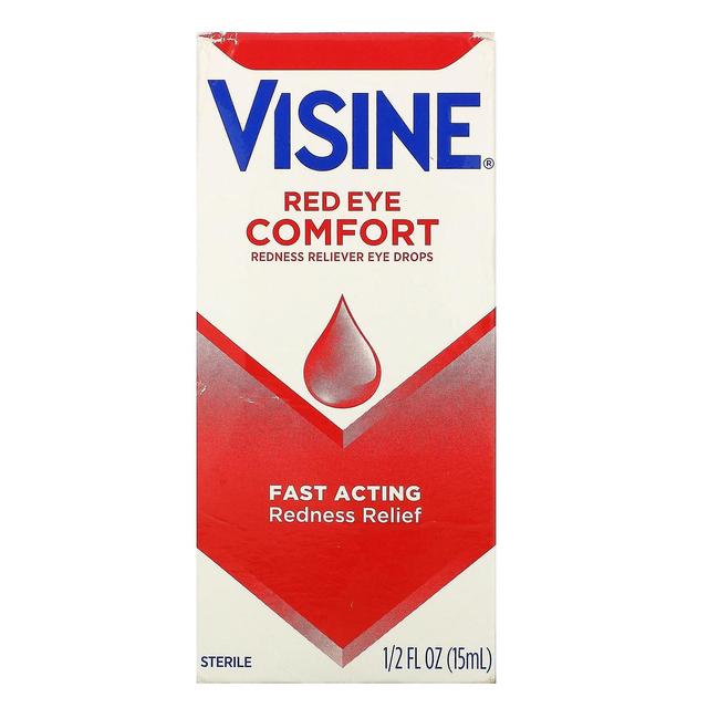 Visine, Red Eye Comfort, Redness Reliever Eye Drops, 1/2 fl oz (15 ml) on Productcaster.