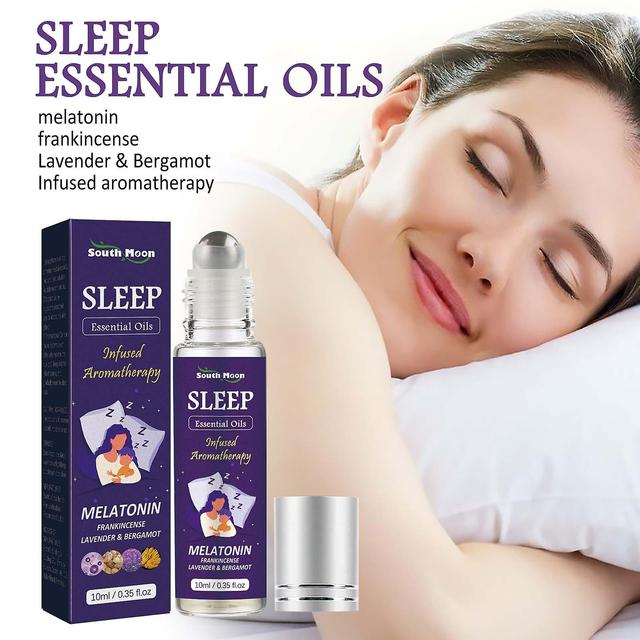 Flye Sleep Ball Essential Oil Helps Sleep Fall Asleep Quickly And Eases Anxiety Massage Plant Essential Oil 10ml Silver on Productcaster.