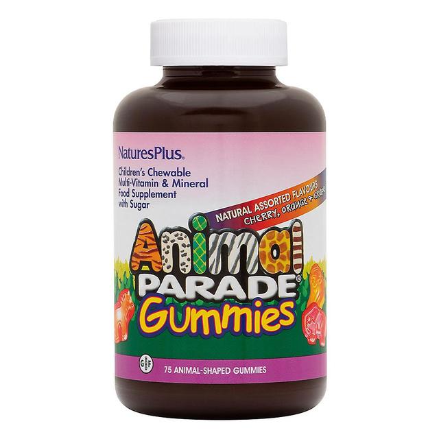 Nature's plus animal parade gummies prírodné rozmanité príchute 75's on Productcaster.