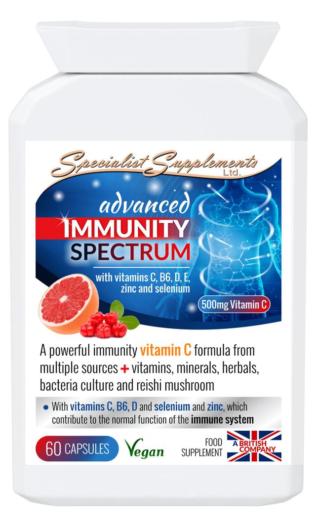 Specialist supplements advanced immunity spectrum 60's on Productcaster.