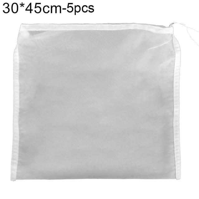 5pcs Beer Filter Bag Brewing B Herb Ser Filtering Net Pouch 30*45cm on Productcaster.