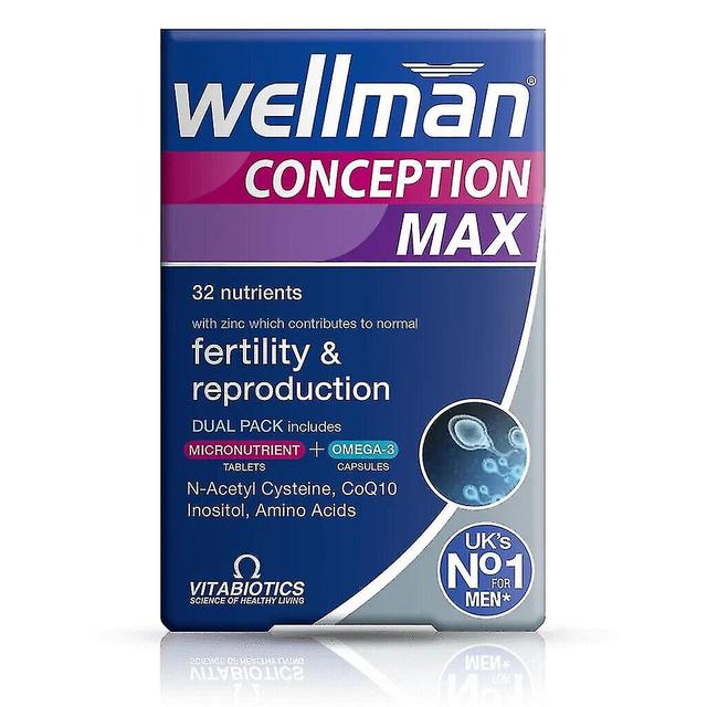 Wellman Conception Max Capsules Tablets, 84 Total- on Productcaster.