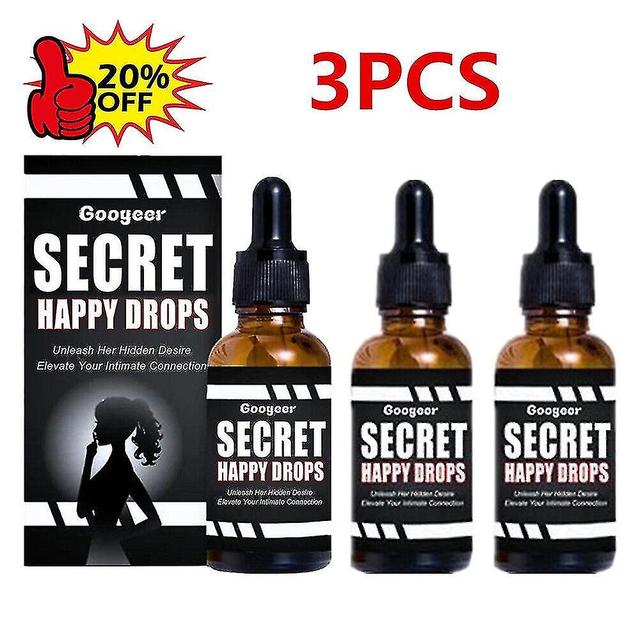 3pcs Secret Happy Drops, Pleasurepeak Oral-drops, Happy Hormones Drops For Women on Productcaster.