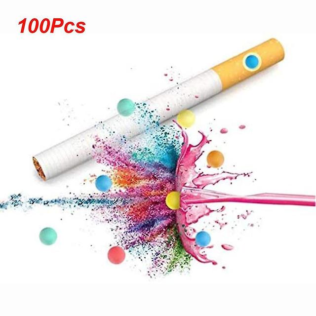 100PCS Blandad Smak Aromkapslar DIY Explosion Pärlor Boll Kapsel Cigarettfilter on Productcaster.