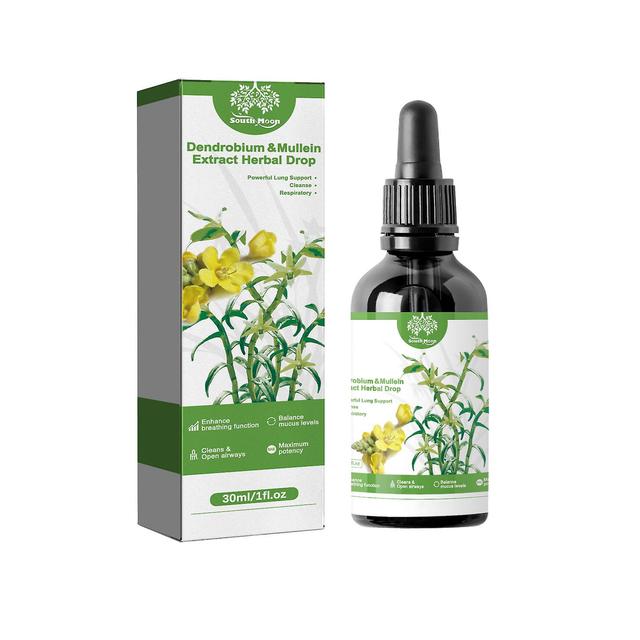 Dendrobium & Mullein Extract, Lung Support & Cleanse & Respiratory, Herbal Body Care Essence 1 pcs on Productcaster.