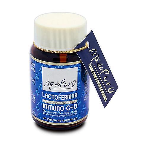 Estado Puro Lactoferrin Immuno C + D 30 vegetable capsules of 521mg on Productcaster.