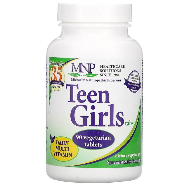 Michael's Naturopathic Michael's Naturopatico, Schede Teen Girls, Giornaliero Multi Vitamina, 90 Vegetarian Tabl on Productcaster.