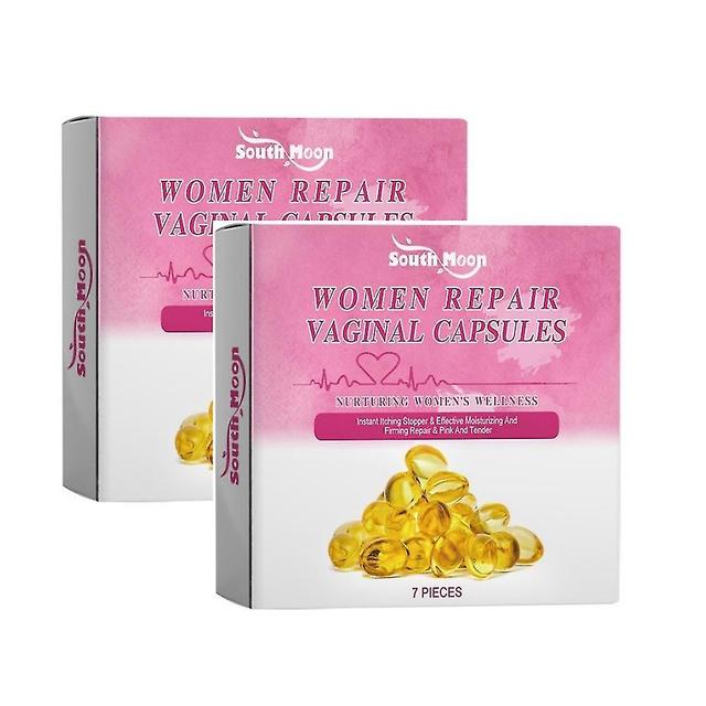 1-3X Mujeres Vaginal Saludable Cápsula de Estiramiento Vaginal Contracción Lubricante Hidratante 2pcs on Productcaster.