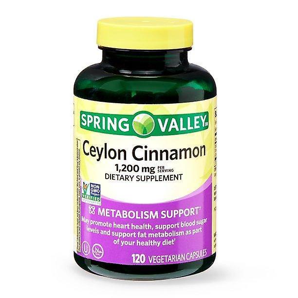 Spring valley ceylon cinnamon vegetarian capsules, 1200 mg, 120 count on Productcaster.