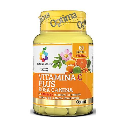 Colours of life Vitamin C Plus with rosehip 60 capsules on Productcaster.