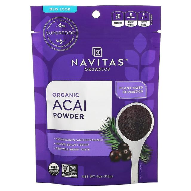 Navitas Organics, Organic Acai Powder, 4 oz (113 g) on Productcaster.