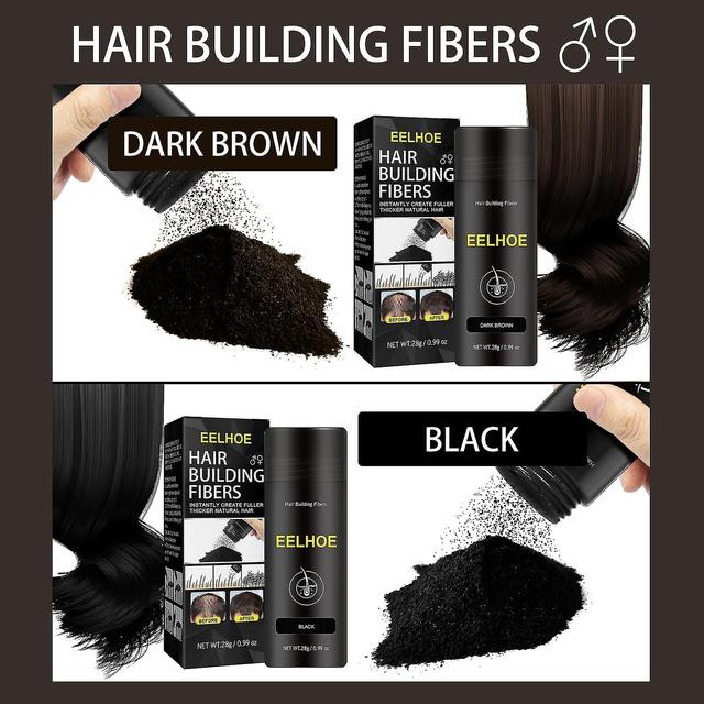 Grace Hair Fiber Powder Dense Hair Top Hairline Sparse Filling Powder Covering Sparse Rich Fluffy B 2pcs on Productcaster.