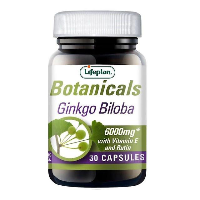 Life Plan Lifeplan Ginkgo Biloba Extrakt 6000mg Čiapky 30 (FQ0101) on Productcaster.