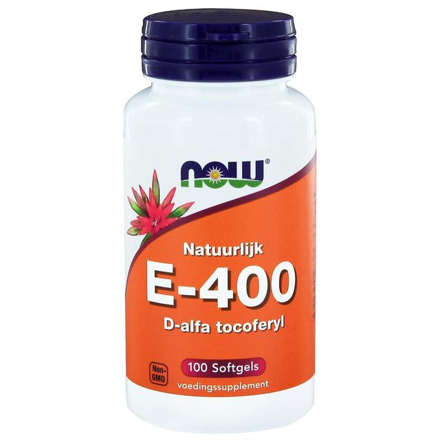 NOW Foods E-400 D-alfa tocoferyl (100 Softgels)-nu Foods on Productcaster.