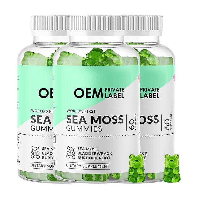 3 Pack di caramelle gommose alle alghe - Natural Irish Seaweed & Bladder & Bardana Gummies - 60 Gummies - Vegetariano - Tiroide, Pelle sana, Keto D... on Productcaster.