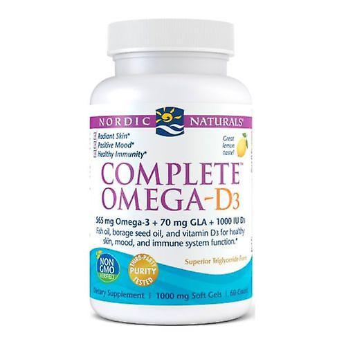 Nordic Naturals Complete Omega-D3, 1000 mg, 60 softgels (Pack of 6) on Productcaster.