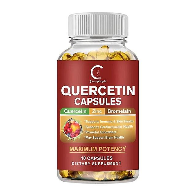 Hikig Quercetin Capsule Vitamin C + Zinc For Antioxidant Anti-tumor Antitussive Chronic Bronchitis Chest Tightness 10pcs on Productcaster.