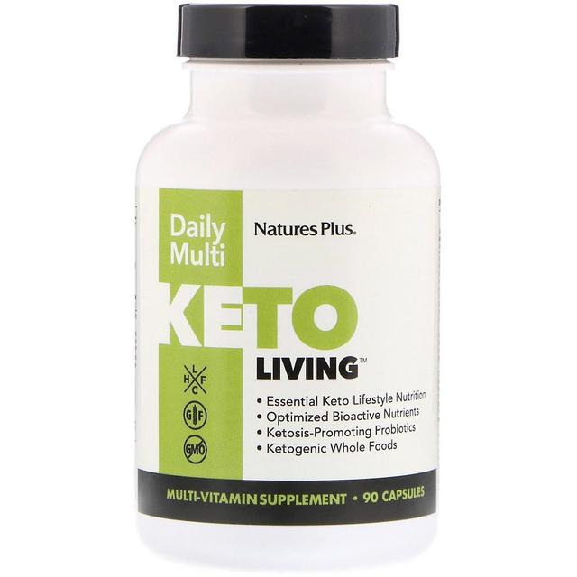 Nature's Plus, KetoLiving, Daily Multi, 90 Kapseln on Productcaster.