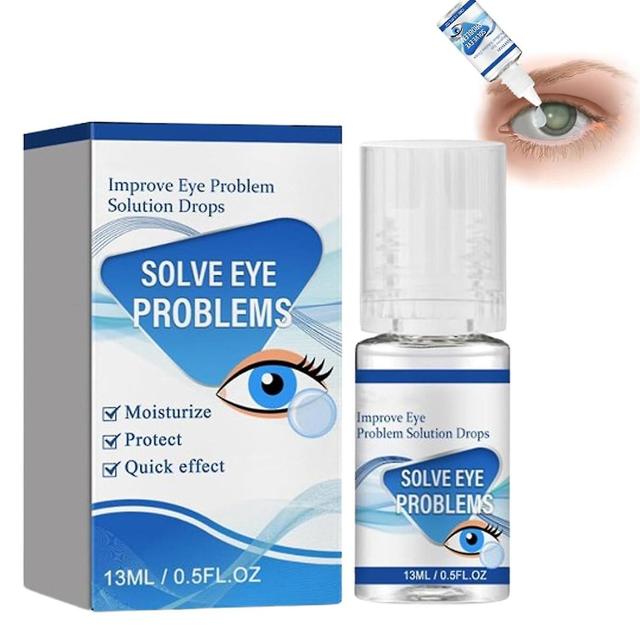 Myopia Reversal Eye Drops, Eye Wellness Drops, Treatment Eye Problems Solution Drops, Alleviate Eye Fatigue, Clear Eyesight 1pcs on Productcaster.