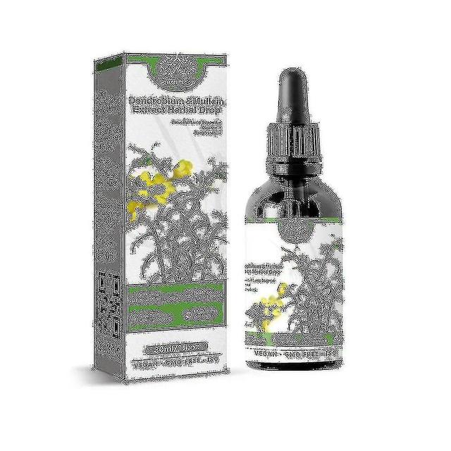 Dendrobium&mullein Extract Herbal Drop Powerful Lung Support Cleanse Respiratory on Productcaster.