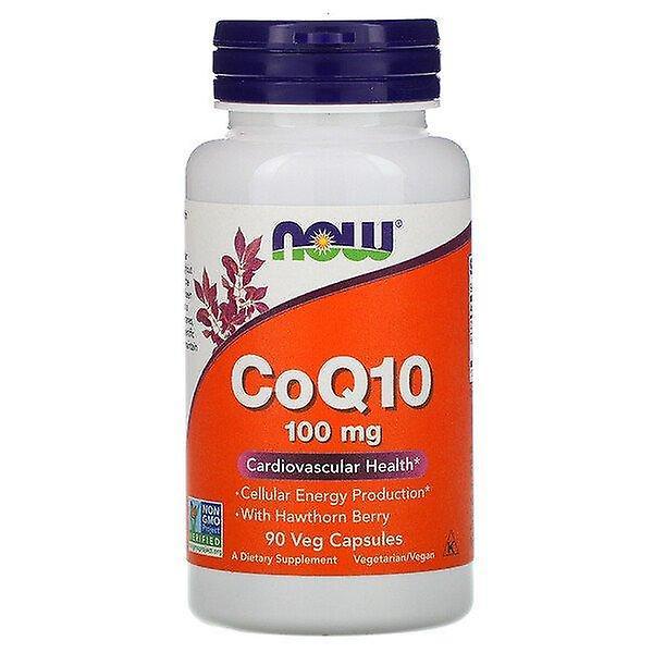 Now Foods, CoQ10 with Hawthorn Berry, 100 mg, 90 Veg Capsules on Productcaster.