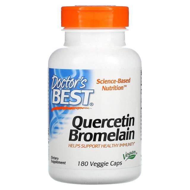 Doctor's Best, Quercetin Bromelain, 180 Veggie Caps on Productcaster.